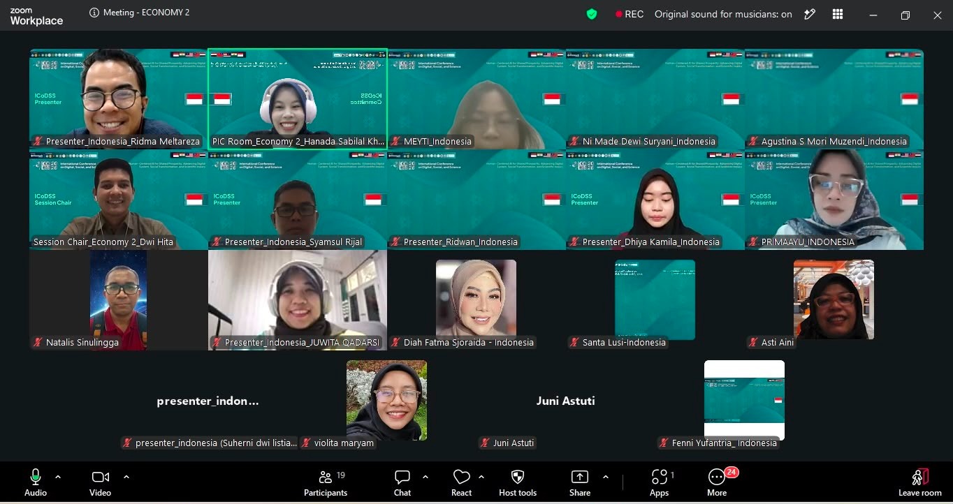 [International] Primakara University Lecturer Appointed as Session Chair at the 3rd International Conference on Digital, Social, and Science (ICoDSS) 2026